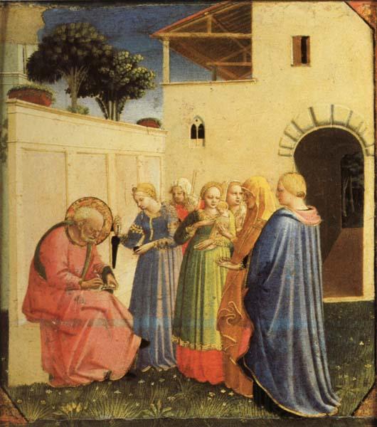 Fra Angelico The Naming of the Baptist France oil painting art